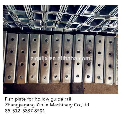 Fish plate for hollow guide rail/elevator part/elevator accessories from China