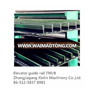 machined guide rail T90/B for lift and escalator